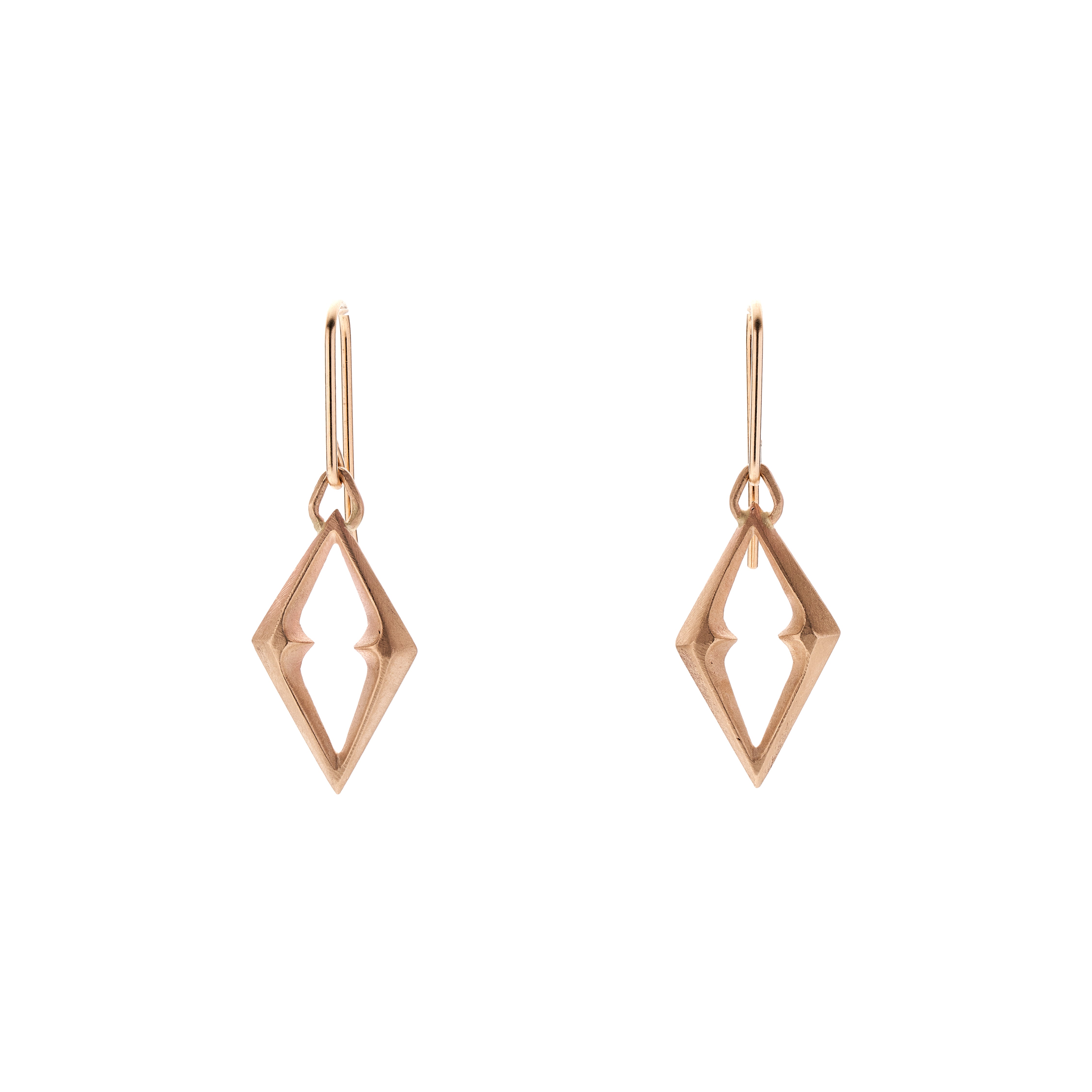 Gabriella Kiss 14k Small Chiseled Link Earrings