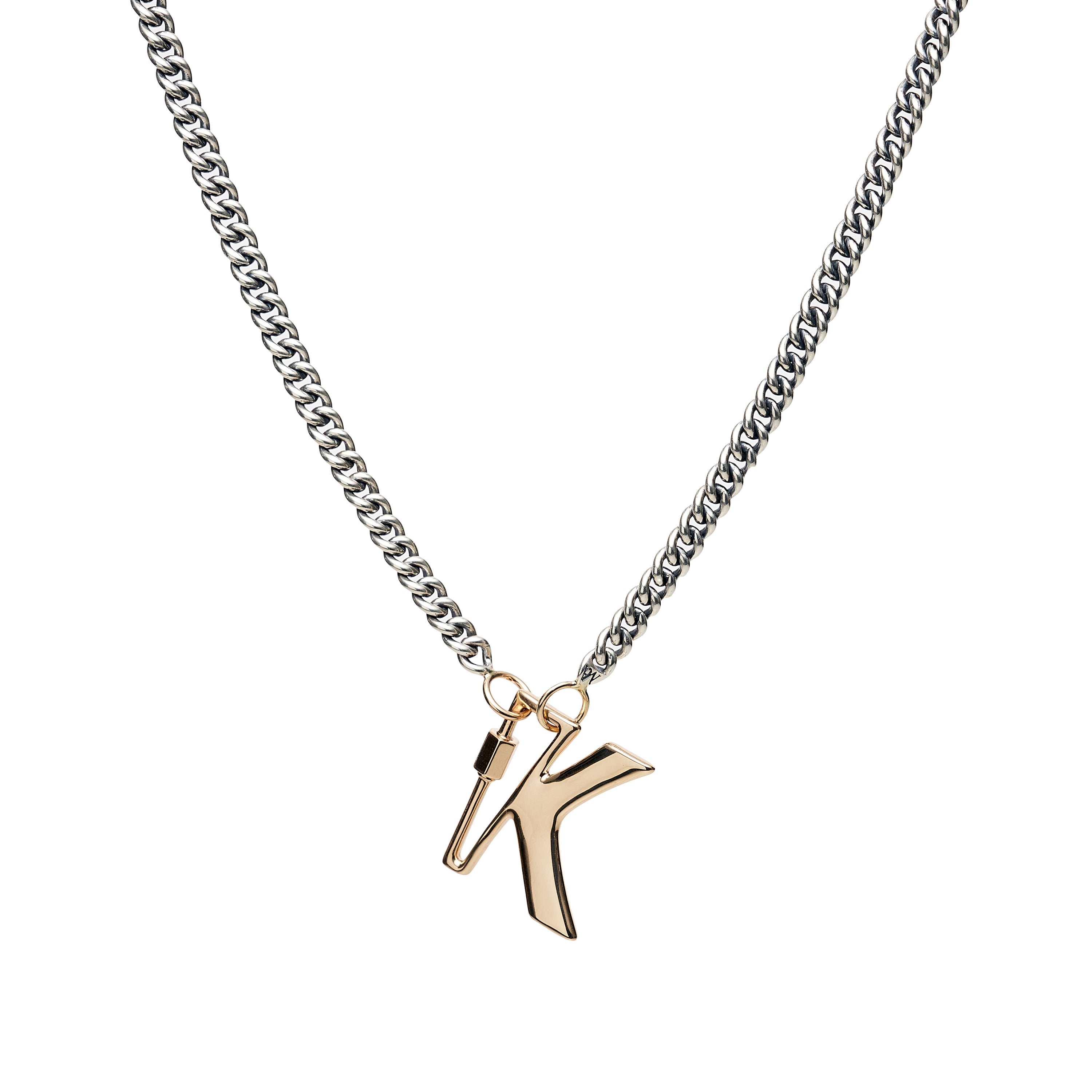 Marla Aaron 14k Gold Small Letter K Lock