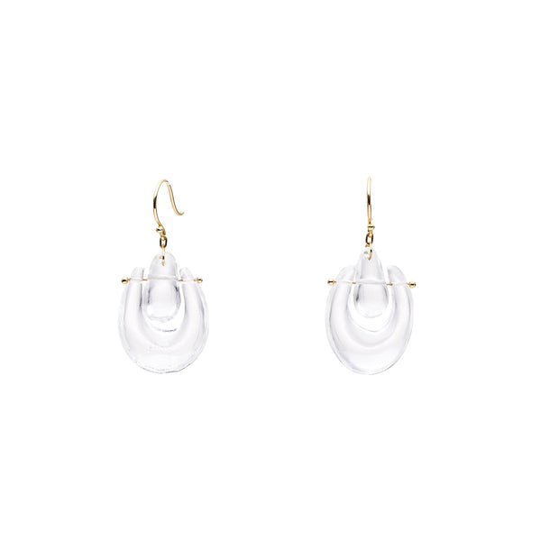 TenThousandThings 18k Small Crystal O'Keefe Earrings