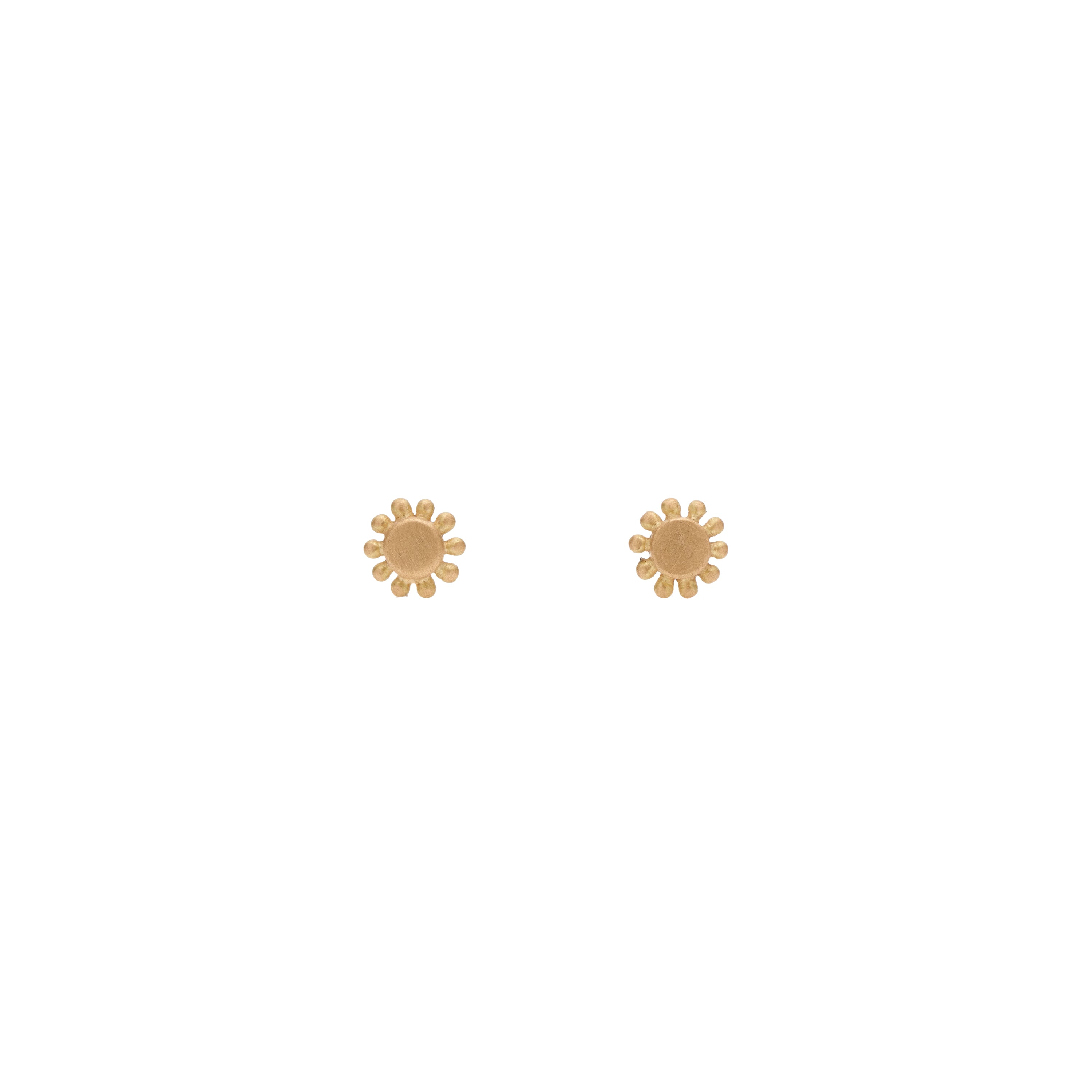 Marian Maurer 18k Palace Stud Earrings - Plain