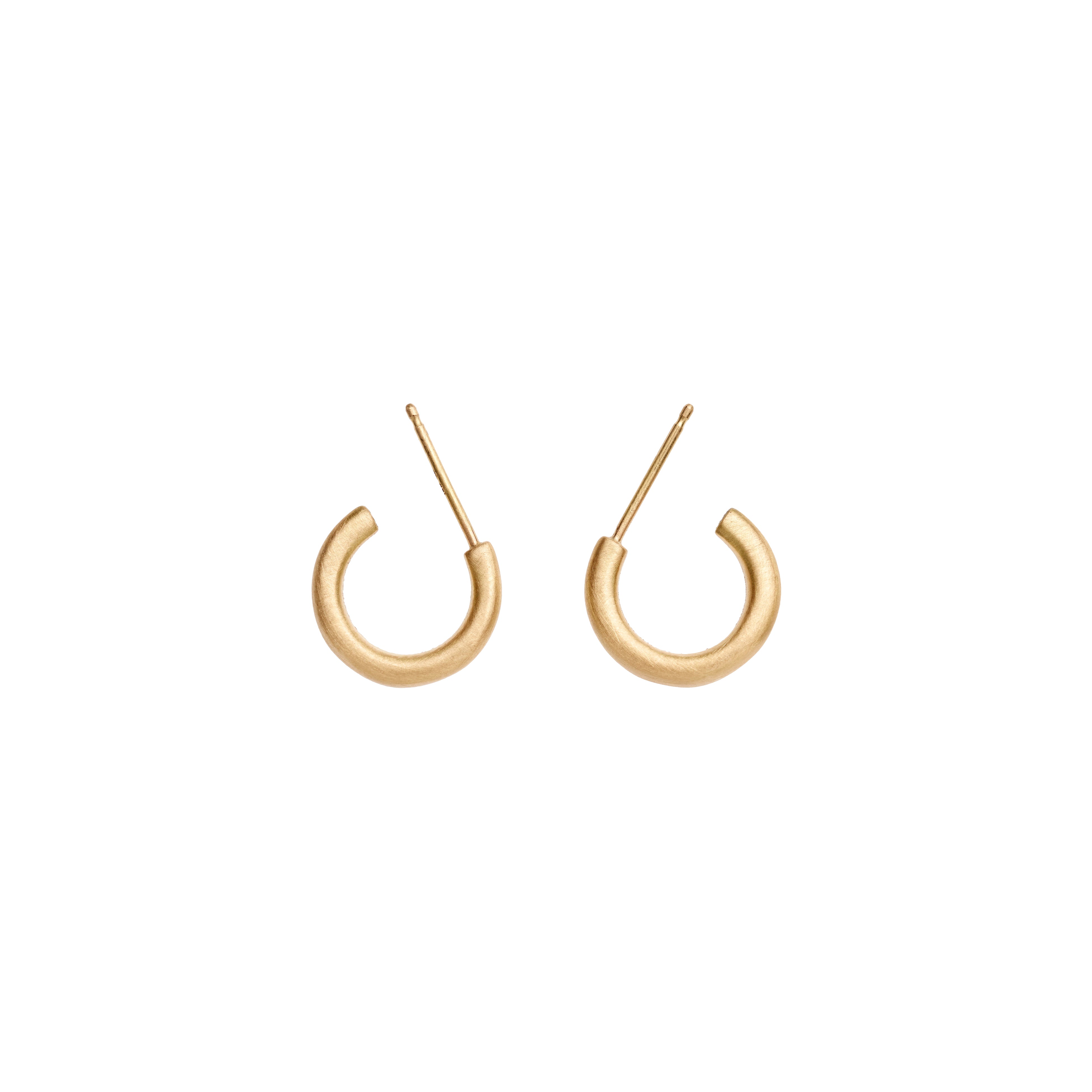 Marian Maurer 18k Puffy City Hoop Earrings - Yellow Gold