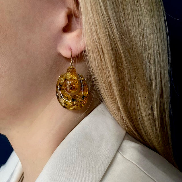 TenThousandThings 18k Amber O’Keefe Earrings