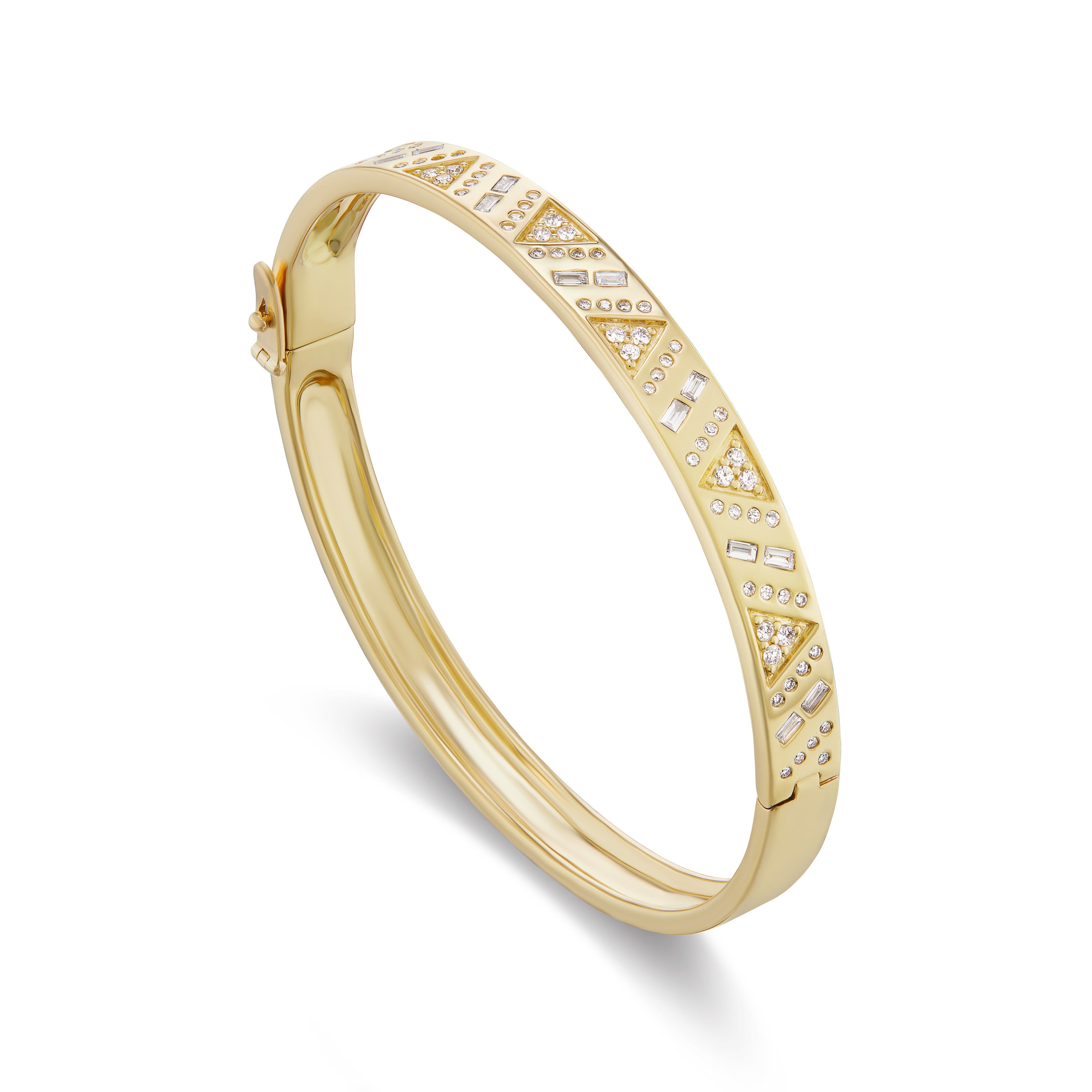 Harwell Godfrey 18k 5mm Diamond Stardust Bangle