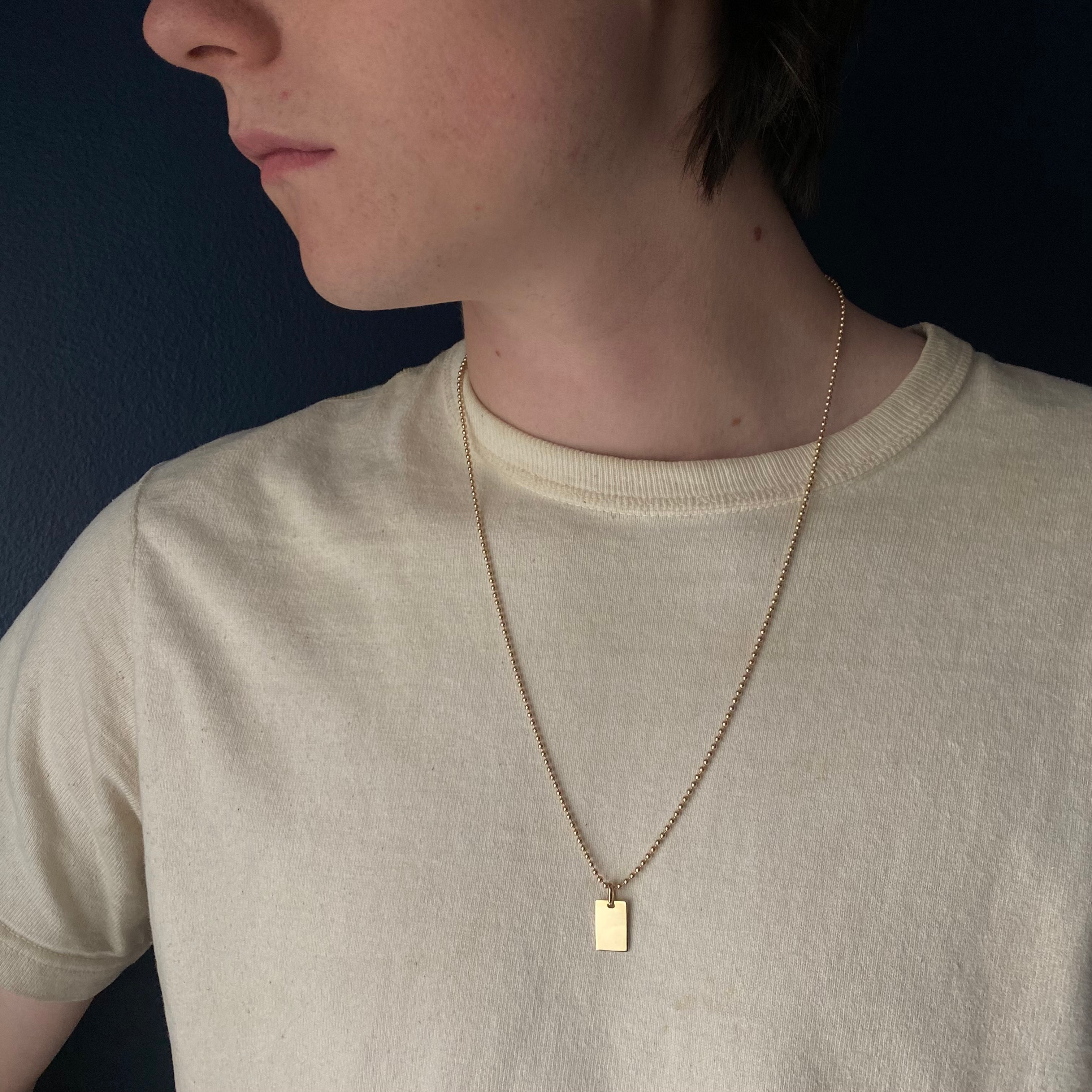 Métier Modern 14k Gold 2mm Ball Chain