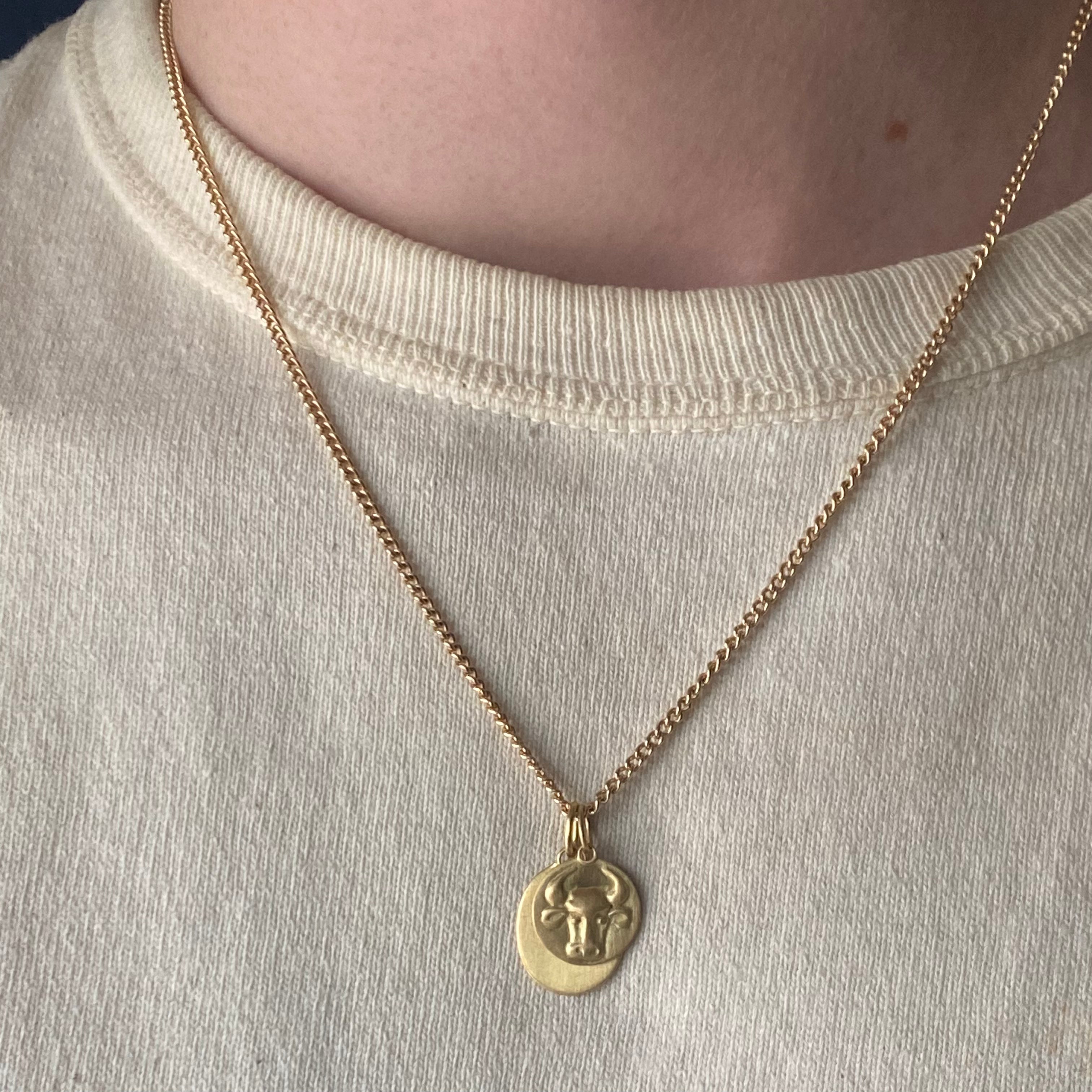 Marian Maurer 18k Zodiac Pendant