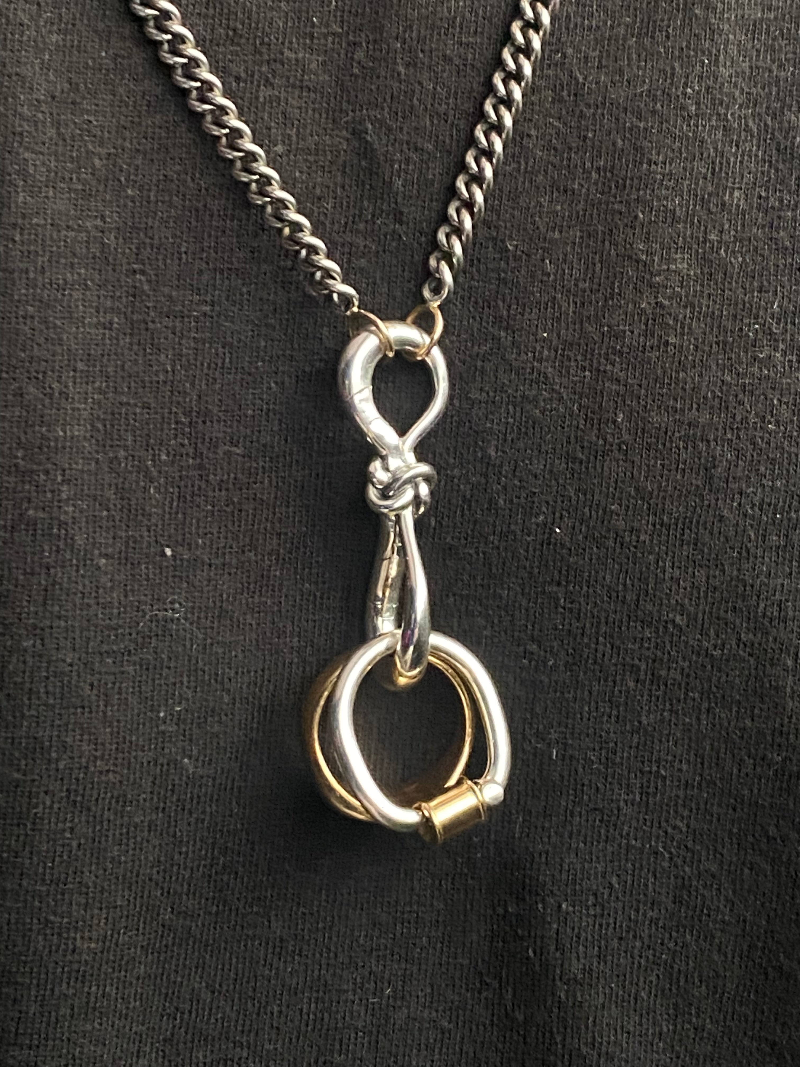 Marla Aaron Silver Lover's Knot Lock