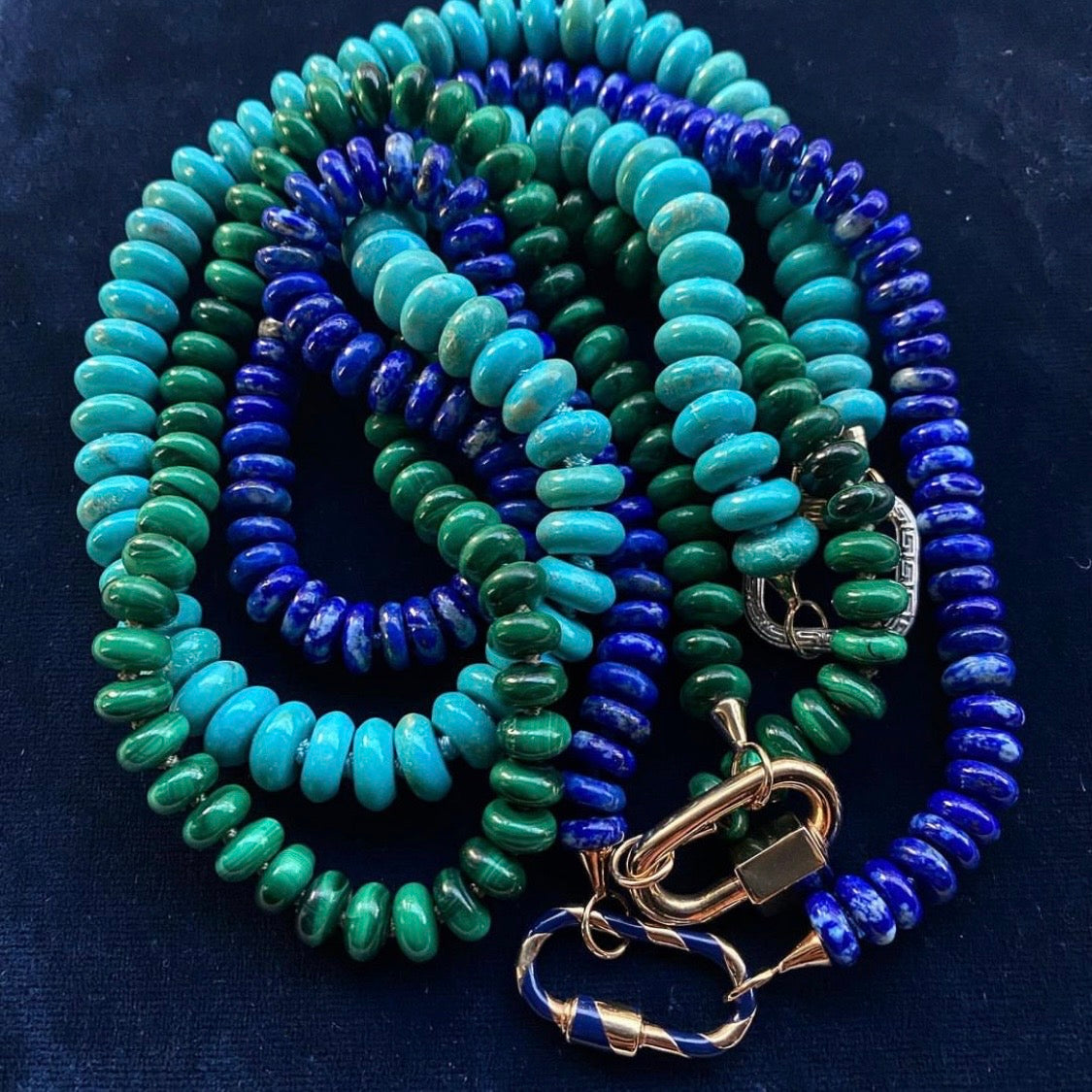 Marla Aaron 14k Malachite Strand