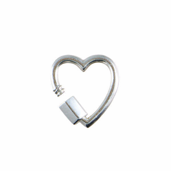 Marla Aaron Sterling Silver Heart Lock