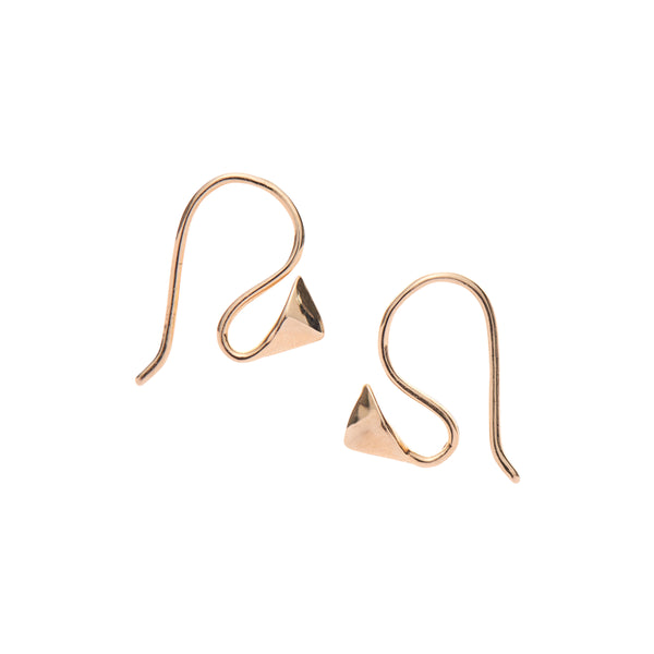 Gillian Conroy 14k Yellow Gold Pair of Polished Thorn Hook Earrings