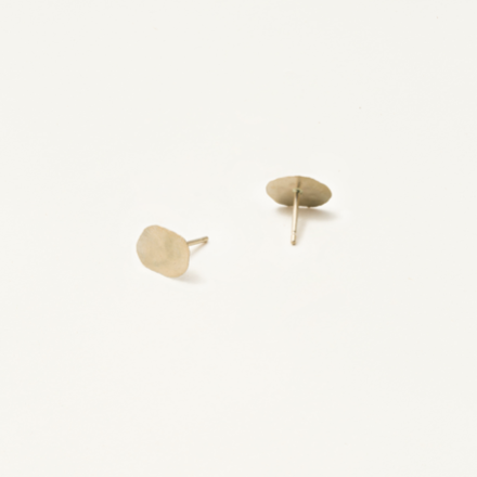 Kathleen Whitaker 14k Foil Stud Earring