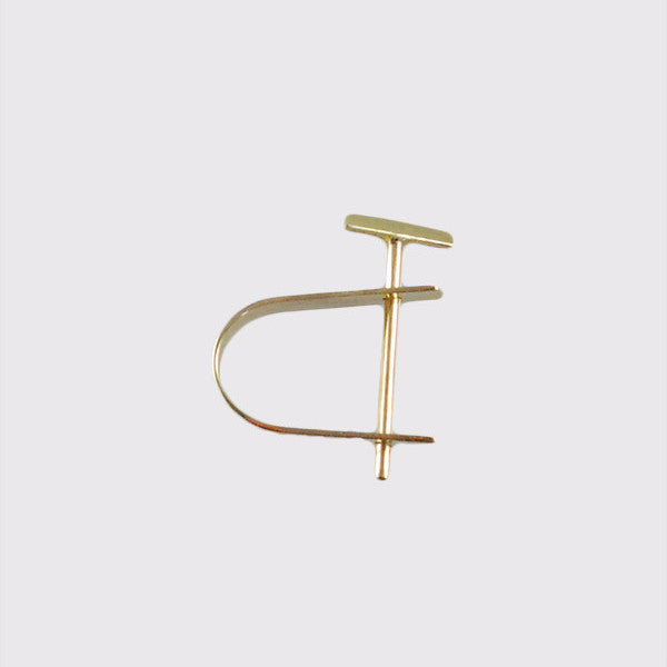 Kathleen Whitaker 14k Bevel Stud and Small Ear Cuff